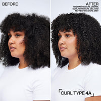 Thumbnail for Redken Hydrating Curl Cream - 72 Hour Curl Definition, Heat Protection up to 450°F, Hydrates & Reduces Frizz, With Squalane & Jojoba Oil