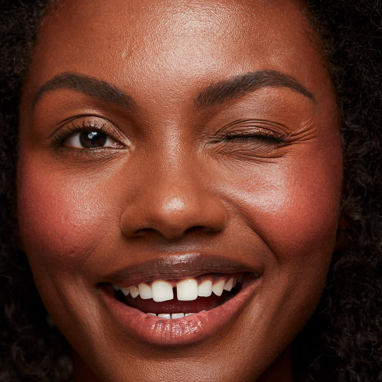 Saie Dew Liquid Blush for Cheeks - Hydrating Cream Blush Stick with a Blendable + Buildable Formula - Skincare Infused Dewy Cheek Tint for a Natural Flush - Glowy Makeup Essential - Cutie (.40 oz)