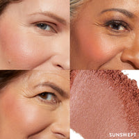 Thumbnail for LAURA GELLER NEW YORK Baked Blush-n-Brighten Marbleized Blush - Sunswept - Creamy Lightweight - Satin Finish