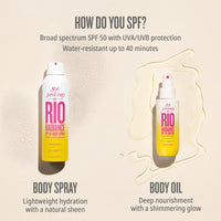 Thumbnail for SOL DE JANEIRO Rio Radiance SPF 50 Body Spray Broad Spectrum | Spray Sunscreen for Body | Niacinamide and Antioxidants | Sheer Coverage | UV Protection | Travel Size Sunscreen | 3.4 fl oz