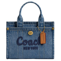 Thumbnail for COACH Womens Cargo Tote Bag 20, Indigo, OS
