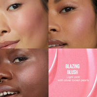 Thumbnail for Maybelline Sunkisser Multi-Use Liquid Blush and Bronzer, Blendable, Longwear, Glowy Make Up, Blazing Blush, 1 Count
