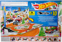 Thumbnail for Hot Wheels Toy Cars & Playset, 2025 Advent Calendar with 10 Vehicles in 1:64 Scale, 10 Ornament Clips & 14 Winter-Themed Accessories