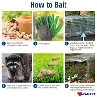 Thumbnail for Havahart Easy-Set Catch and Release Small 1-Door Humane Live Animal Trap for Squirrels, Rabbits, Skunks, and Other Small Animals - 1083