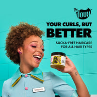 Thumbnail for The Doux Curl Cream for Curly Hair with Honey, Aloe & Keratin – Curl Defining Custard for Frizz Control, Moisture & Shine Bee Girl Honey Custard for Natural Hair