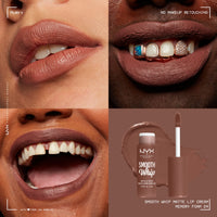 Thumbnail for NYX PROFESSIONAL MAKEUP Smooth Whip Matte Lip Cream, Long Lasting, Moisturizing, Vegan Liquid Lipstick - Memory Foam (Cool Caramel)