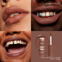 Thumbnail for NYX PROFESSIONAL MAKEUP Smooth Whip Matte Lip Cream, Long Lasting, Moisturizing, Vegan Liquid Lipstick - Memory Foam (Cool Caramel)