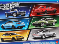 Thumbnail for Hot Wheels 1:64 Scale Die-Cast Toy Cars, Set of 6 European Vehicles with Elevated Deco (Styles May Vary)