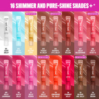 Thumbnail for NYX PROFESSIONAL MAKEUP Jelly Job Lip Gloss, Lip Tint Gloss with Full-Bodied, Smoothing, and Hyper-Glossy Shine - Jelly Frost (Icy Blue)