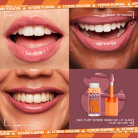 Thumbnail for NYX PROFESSIONAL MAKEUP Duck Plump High Pigment Plumping Lip Gloss with Spicy Ginger, Vegan Lip Makeup - Lilac On Lock (Pinky Lilac)