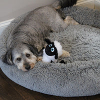 Thumbnail for SPOT Baa Baa Black Sheep Plush Dog Toy - Cute and Cuddly Fleece Toy with Squeaker for Medium to Large Dogs and Puppies, 13in Black and White Lamb