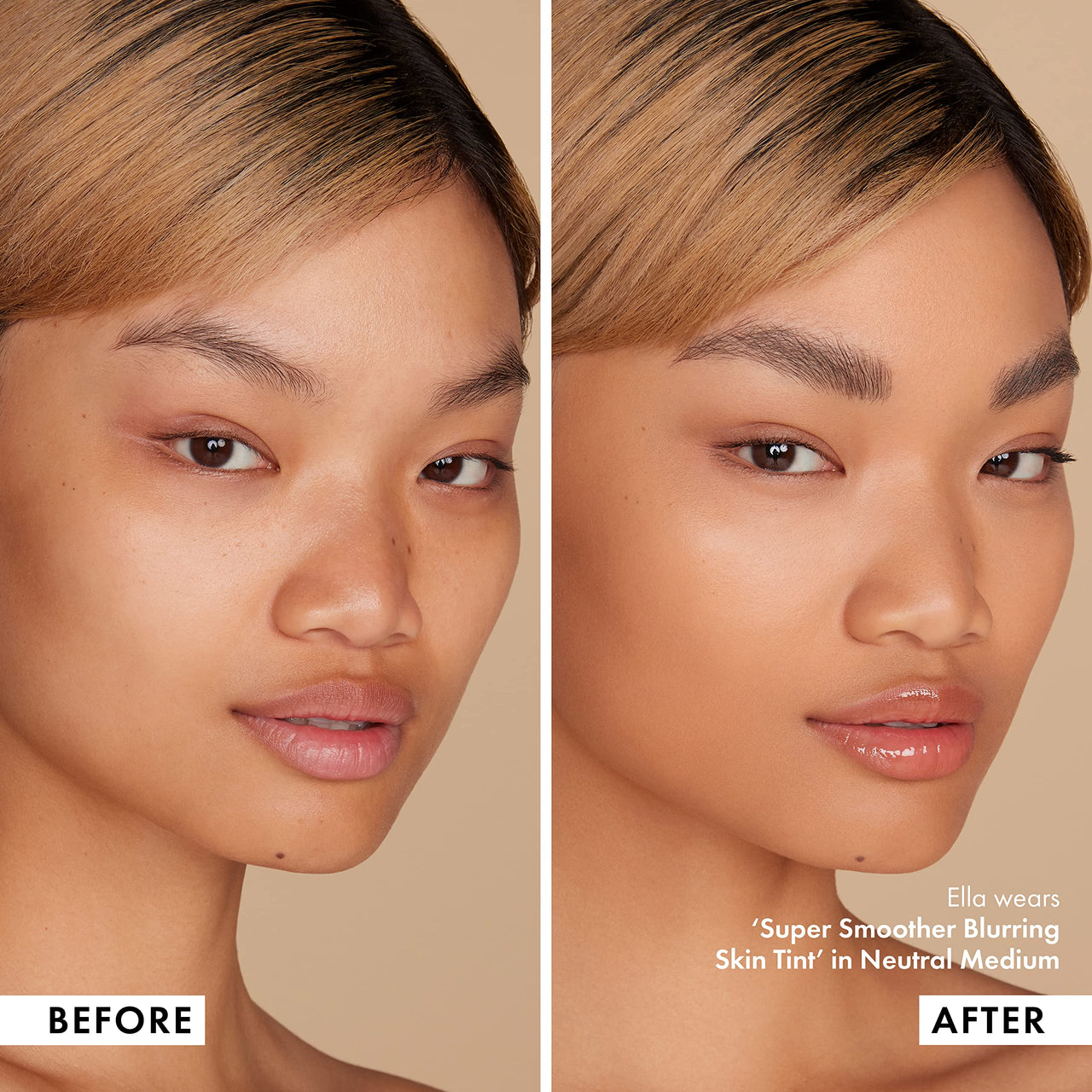 ICONIC LONDON Super Smoother Blurring Skin Tint | Light to Medium Coverage, Hydrating, Ultra-Lightweight Tinted Moisturizer, Cruelty-Free, Vegan Makeup (Neutral Medium) 1.01 Fl oz