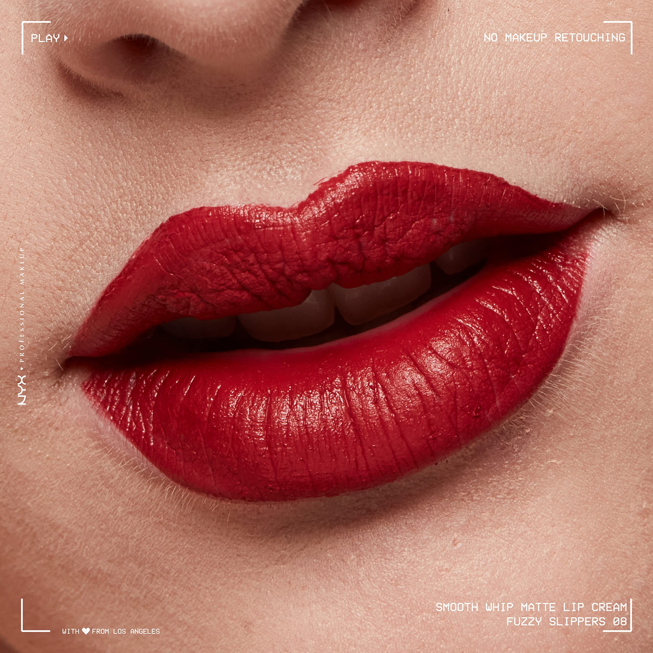 NYX PROFESSIONAL MAKEUP Smooth Whip Matte Lip Cream, Long Lasting, Moisturizing, Vegan Liquid Lipstick - Fuzzy Slippers (Warm Plum)