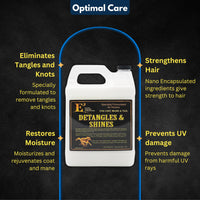 Thumbnail for E3 Detangle and Shine for Horses - Instantly Detangles Mane and Tail, Adds Brilliant Shine, Moisturizes and Conditions, Non-Greasy, Vet Approved (8 fl oz)