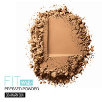 Thumbnail for Maybelline Fit Me Matte + Poreless Pressed Face Powder Makeup & Setting Powder, Warm Sun, 1 Count
