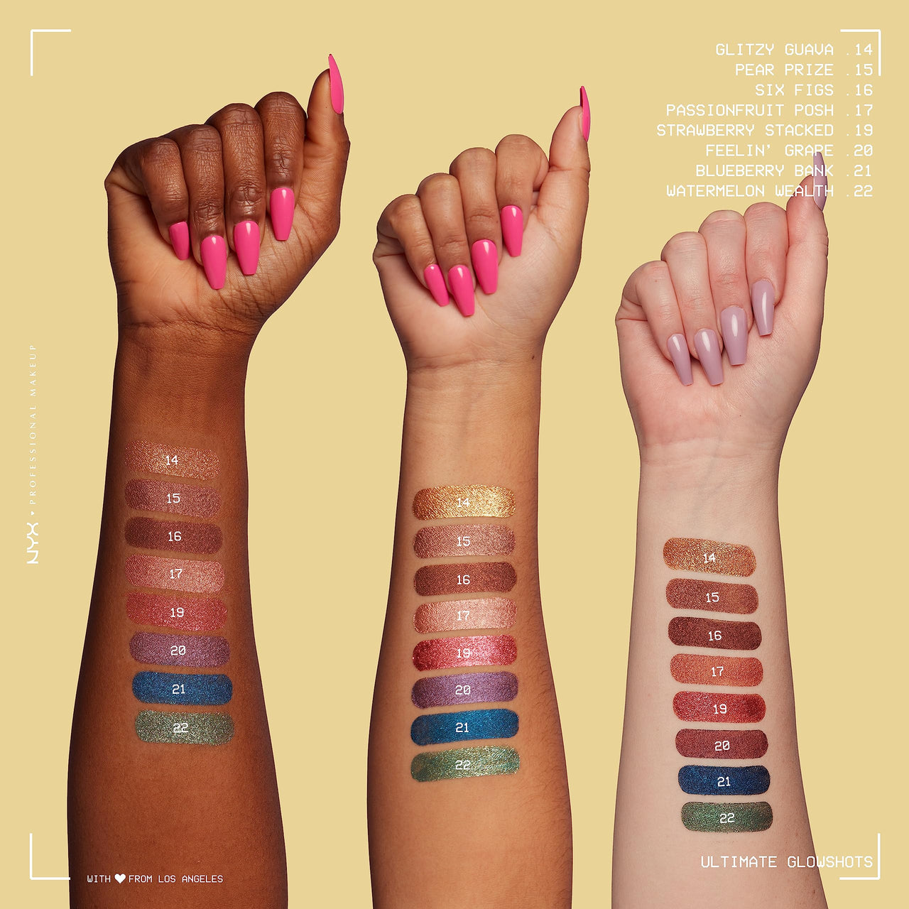 NYX PROFESSIONAL MAKEUP, Ultimate Glowshots Vivid Rich - Six Figs