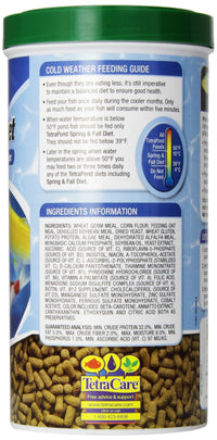 Thumbnail for TetraPond Spring And Fall Diet 7.05 Ounces, Pond Fish Food, For Goldfish And Koi