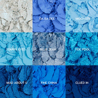 Thumbnail for ColourPop Blue Moon Eyeshadow Palette - Monochromatic Blue Shadow Palette with Matte, Metallic and Duochrome Finishes - High-Pigment Eye Makeup with a Long-Wearing Formula (0.3 oz)