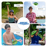 Thumbnail for Wave Runner Grip It, Size 9.25in - Water Football, Beach Toys, Kids Outdoor Games for Summer | Pool Toys Football - Special Grip Pattern, Double Laced, Lightweight, All Weather Fun Water Toy