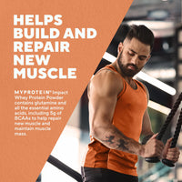 Thumbnail for Myprotein Impact Whey Protein Powder, 2.2 Lbs (29 Servings) Chocolate, 22g Protein & 5g BCAA Per Serving, Shake for Superior Performance