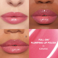 Thumbnail for Buxom Full-On Plumping Lip Polish, Tinted Lip Plumper Gloss with Peptides & Vitamin E, High-Shine Lip Gloss that Nourishes, Vegan, AS Kanani (Bright Strawberry Pink Shimmer)