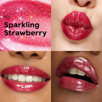 Thumbnail for Kiko Milano 3D Hydra Lip Gloss – High Shine, Hydrating, Plumping, Non-Sticky, Moisturizing Lip Makeup – 10 Sparkling Strawberry – 6.5ml