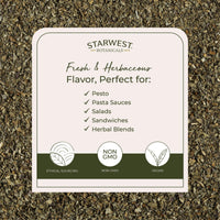 Thumbnail for Starwest Botanicals Organic Basil Leaves - Dried Sweet Basil Leaf, Herb for Seasoning Blends & Cooking, Cut & Sifted, Certified Kosher, Non-GMO - Bulk 1 lb Bag