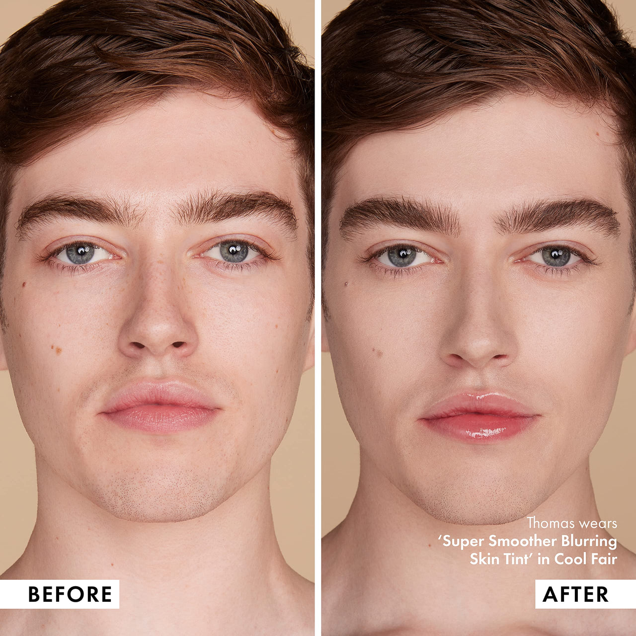 ICONIC LONDON Super Smoother Blurring Skin Tint | Light to Medium Coverage, Hydrating, Ultra-Lightweight Tinted Moisturizer, Cruelty-Free, Vegan Makeup (Cool Fair) 1.01 Fl oz