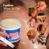 Thumbnail for Egyptian Magic - All Purpose Face, Body, and Dry Skin Moisturizing Cream, Skin Protectant for Women & Men, Eczema Care Healing Balm, Scar Treatment, Stretch Marks, and Tattoo Aftercare, 4oz Jar