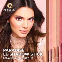 Thumbnail for L'Oreal Paris Makeup Le Shadow Stick Eyeshadow, Blendable, Smudge-Resistant, Cream Eyeshadow, Cloudy Rose, 0.05 Oz