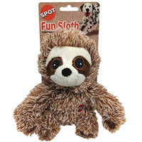 Thumbnail for SPOT Fun Sloth Dog Toy - Soft, Stuffed, Squeaky, Plush Fabric Toy for Mini and Small Dogs and Puppies, Enrichment for Light Chewers and Cuddlers, 7in