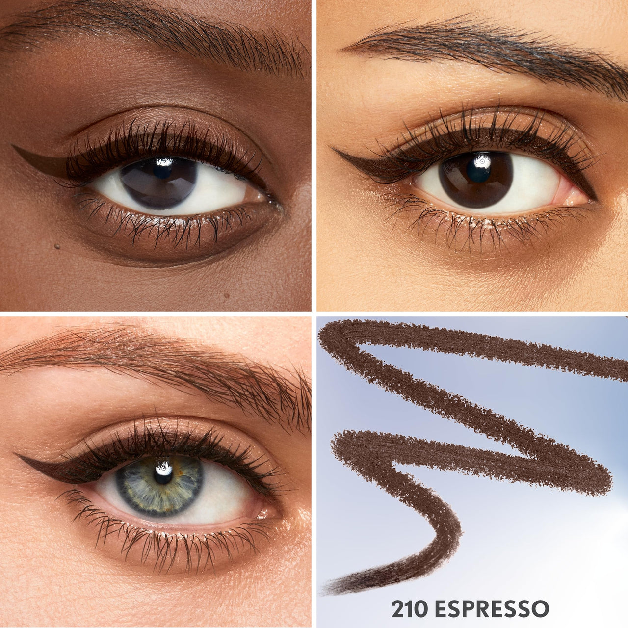 CoverGirl Perfect Point Plus Eyeliner Pencil, Espresso, Long-Lasting, Versatile Brown Eyeliner, Soft Smudging Tip, No Sharpening Needed, Pack of 1