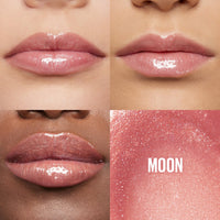 Thumbnail for Maybelline Lifter Gloss, Hydrating Lip Gloss with Hyaluronic Acid, Moon, Nude Pink, 0.18 Ounce
