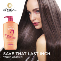 Thumbnail for L'Oreal Paris Elvive Dream Lengths Super Detangling Conditioner With Fine Castor Oil and Vitamins B3 and B5 for Long, Damaged Hair, Instantly Detangles To Reduce Breakage With System, 28 Fl Ounce