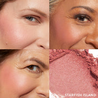Thumbnail for LAURA GELLER NEW YORK Baked Blush-n-Brighten Marbleized Blush for Cheeks - Starfish Island - Natural Finish - Buildable Color