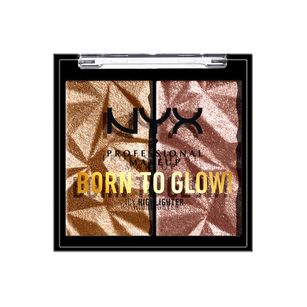 NYX PROFESSIONAL MAKEUP Born To Glow Icy Highlighter Duo - Bout The Bronze