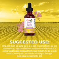 Thumbnail for MaryRuth Organics PAU D'Arco Herbal Blend | Reishi Mushroom | Echinacea angustifolia Root | Usnea Lichen | Thyme Leaf | Vegan | Non-GMO Project Verified | Gluten Free | 30 Servings | 1 Fl Oz