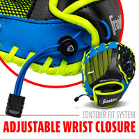 Thumbnail for Franklin Sports Neo-Grip Teeball Gloves, Blue, Right Hand Throw