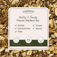 Thumbnail for Starwest Botanicals Organic Raw Dandelion Root Tea [1 Pound] Bulk Cut & Sifted (C/S) Loose Tea