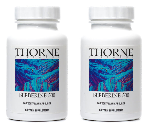 THORNE BERBERINE-500 (Pack of 2) 60 capsules each