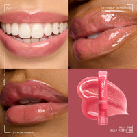 Thumbnail for NYX PROFESSIONAL MAKEUP Jelly Job Lip Gloss, Lip Tint Gloss with Full-Bodied, Smoothing, and Hyper-Glossy Shine - Jelly Kiss'd (Pink Shimmer)