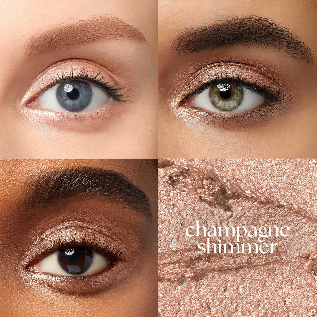 Julep Eyeshadow 101 Cream-to-Powder Waterproof Shadow Stick – Champagne Shimmer – Long-Lasting, Crease-Proof, Medium Golden-Beige Shimmer Cream Eyeshadow with Built-in Smudger