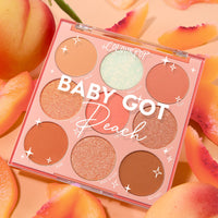 Thumbnail for ColourPop Baby Got Peach Eyeshadow Palette - Orange & Coral Shadows with Metallic, Matte and Glitter Finishes - High-Pigment Eye Makeup with a Long-Wearing Formula (0.3 oz)
