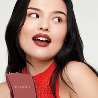 Thumbnail for Saie Lip Blur Soft Matte Lipstick - Long Lasting Lipstick with Hydrating, Buildable Coverage - Enriched with Hyaluronic Acid + Softening Jojoba to Nourish Lips - Nouveau (0.07 oz)