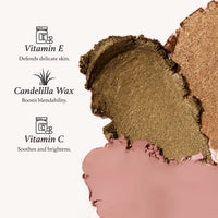 Thumbnail for Julep Eyeshadow 101 Crème-to-Powder Waterproof Eyeshadow Stick Duo – Long-Lasting, Crease-Proof, Easy Apply with Built-in Smudger - Papaya Matte & Tigers Eye Shimmer