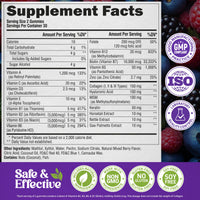 Thumbnail for Biotin Gummies with Collagen - Hair Growth Support Skin, & Nail Strength - for Women & Men - Biotin 10000mcg | Keratin | Hyaluronic Acid | B-Complex | Saw Palmetto - Sugar-Free, Mixed Berry - 60 Gummy