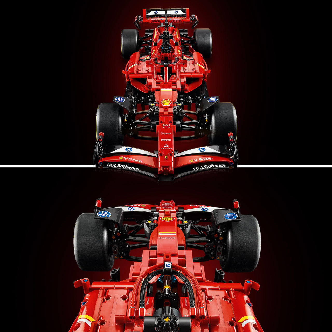 LEGO Technic, Ferrari SF-24 F1 Car Toy Toy Birthday Present Block Male Female Vehicle Car Mini Car 42207