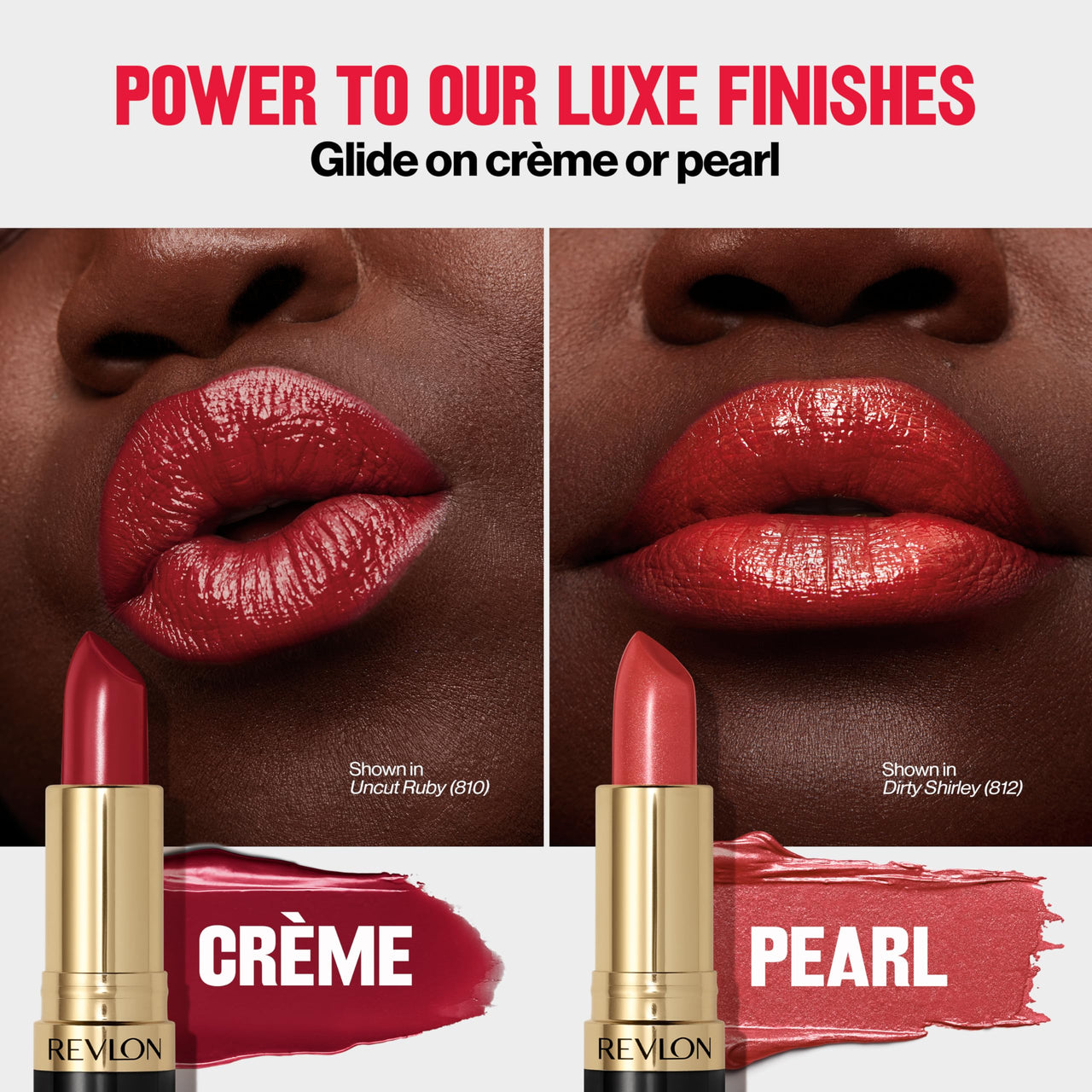 Revlon Super Lustrous Lipstick, Creamy Formula For Soft, Fuller-Looking Lips, Moisturized Feel, 641 Spicy Cinnamon, 0.15 oz