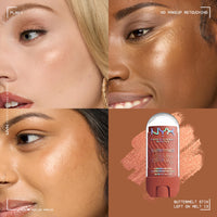 Thumbnail for NYX PROFESSIONAL MAKEUP Buttermelt Glaze Stix, Non-Greasy Highlighter Stick With Up To 8HR Make Up Wear - 13 Left On Melt (Copper)