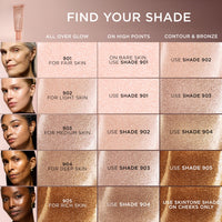 Thumbnail for L'Oreal Paris Makeup True Match Lumi Glotion, Natural Glow Enhancer, Illuminator Highlighter, Bronzing Drops For a Sun-Kissed Glow, 901 Fair